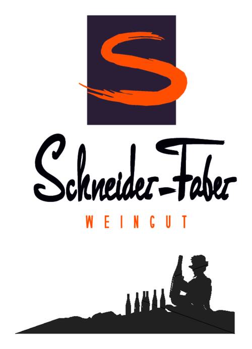 Logo auf dem Etikett des Weinguts Schneider-Faber